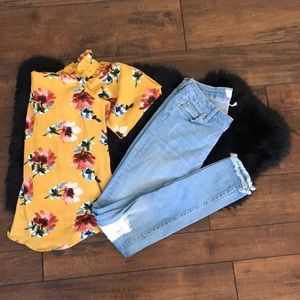 Celebrity Pink Ankle Skinny Distressed Jeans